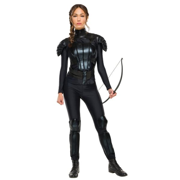 Hunger Games: Mockingjay Womens/Ladies Katniss Costume Black M