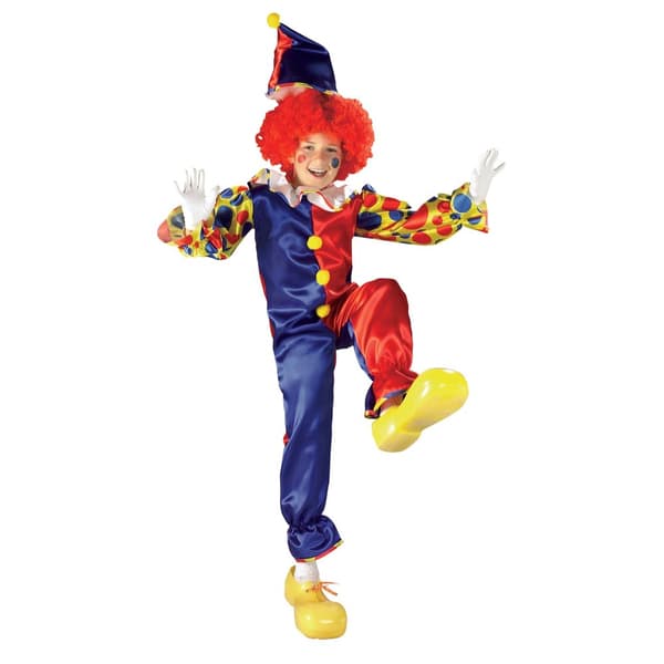 Bristol Novelty Childrens/Kids Clown Costume Red/Blue S