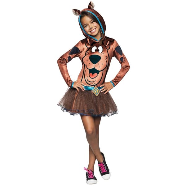Scooby Doo Dräkt med huva för flickor