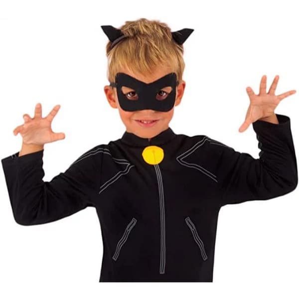 Miraculous Lady Bug Børne/børn Cat Noir kostume