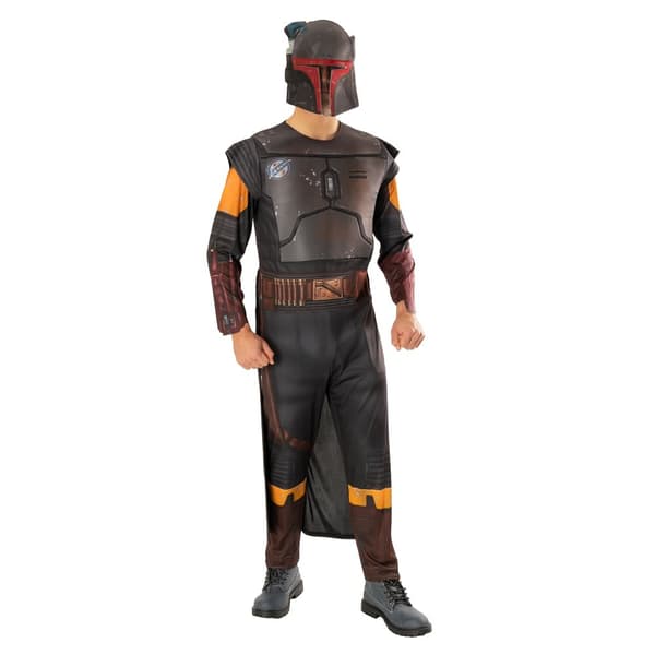 Star Wars: The Book Of Boba Fett Mens Costume Brown XL