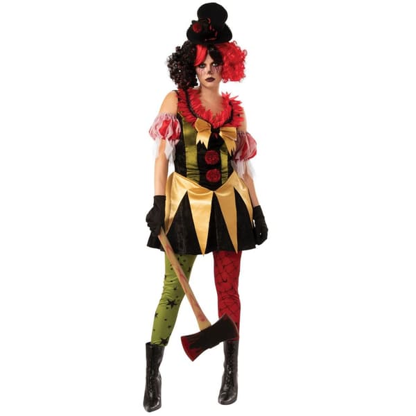 Bristol Novelty Womens/Ladies Evil Clown Costume