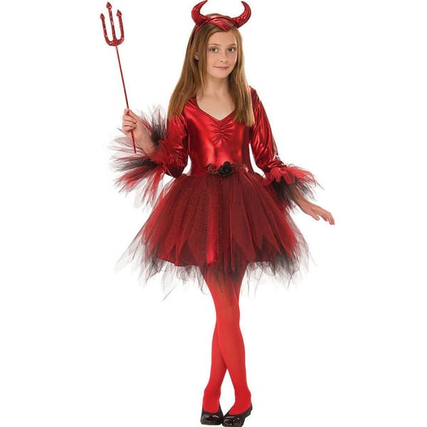Bristol Novelty Piger djævel Halloween kostume