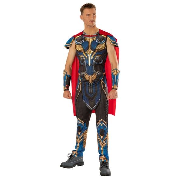 Thor Mens Deluxe Costume Multicoloured Standard