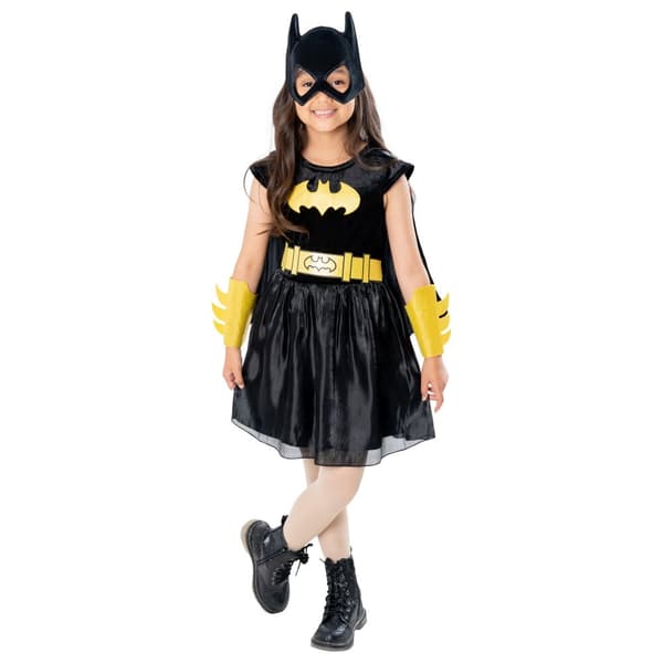 Batman Girls Refresh Core Batgirl Costume Black/Yellow 9-10 Years