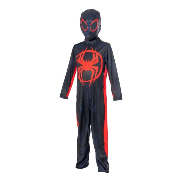 Spider-Man Childrens/Kids Miles Morales Costume Red/Black 7-8 Years