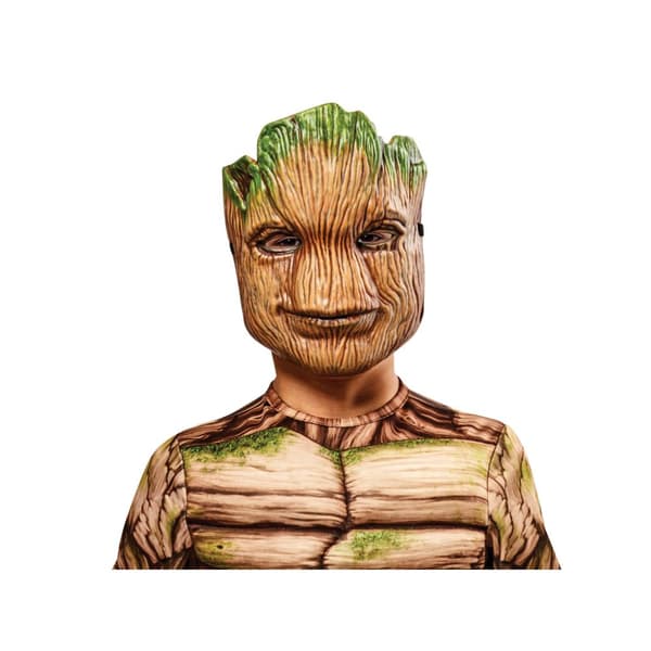 Guardians Of The Galaxy Volume 3 Childrens/Kids Groot 1/2 Mask Brown/Green One Size