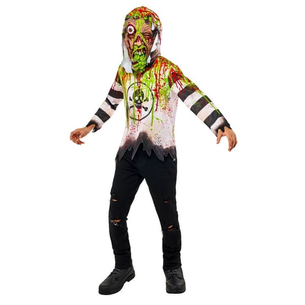 Bristol Novelty Childrens/Kids Toxic Costume White/Black M