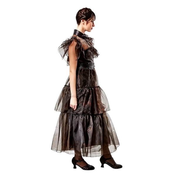Wednesday Womens/Ladies Rave ´N Dance Wednesday Addams Costume Dress