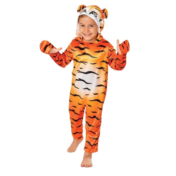 Rubies Childrens/Kids Tiger Costume Orange/Black/White 7-8 Years