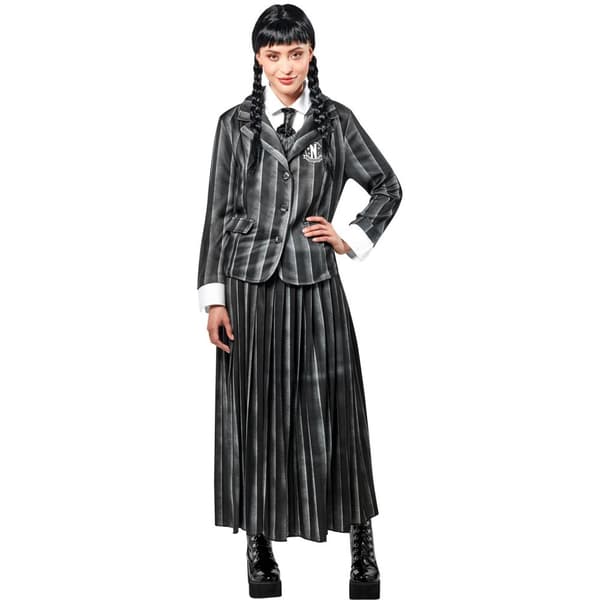 Wednesday Womens/Ladies Nevermore Academy School Uniform Costume Set