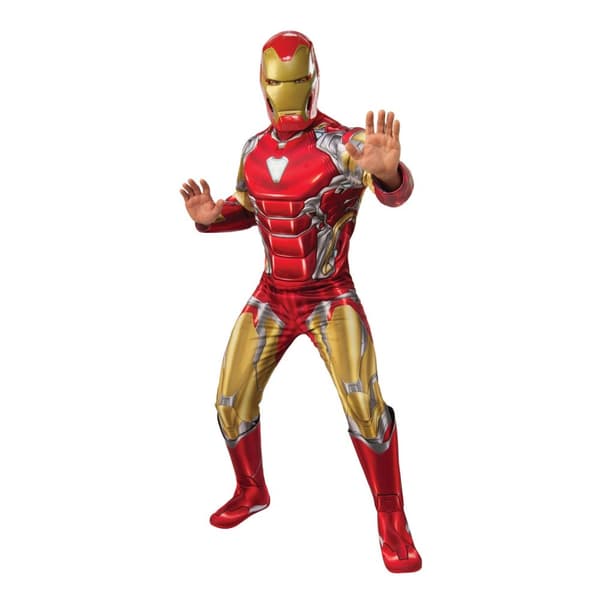 Avengers Endgame Mens Iron Man Costume Red/Yellow XL