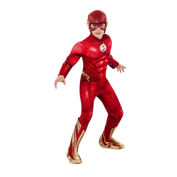 Flash Boys Deluxe Costume Red/Gold XS