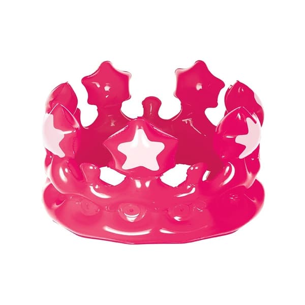 Amscan Crown Inflatable Party Accessory Pink/White One Size