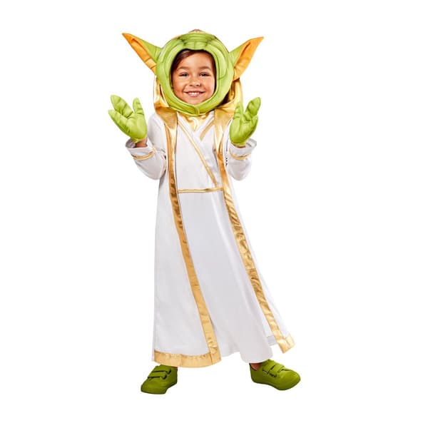 Star Wars: Young Jedi Adventures Yoda Costume White/Green 3-4 Years