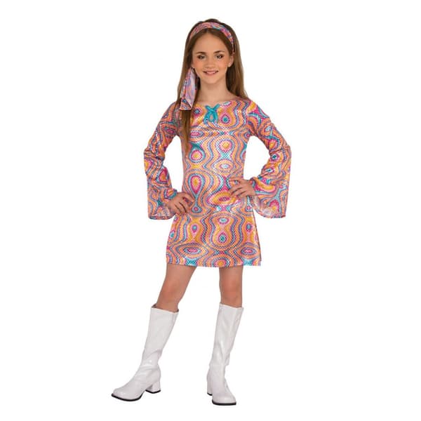 Bristol Novelty Girls Go Go Girl Costume Multicoloured XL