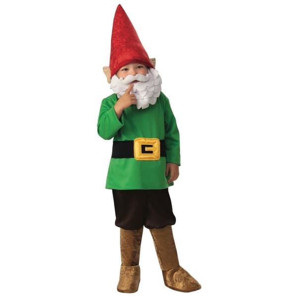 Bristol Novelty Boys Garden Gnome Costume Multicoloured S