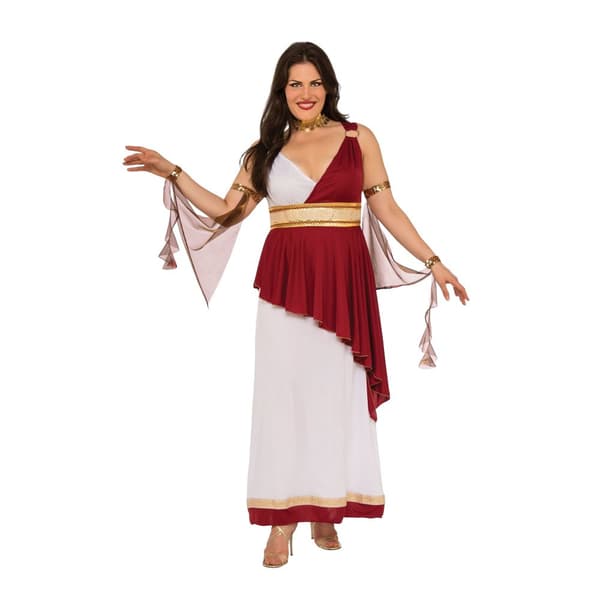 Bristol Novelty Womens/Ladies Royal Emperess Costume White/Red/Gold Standard