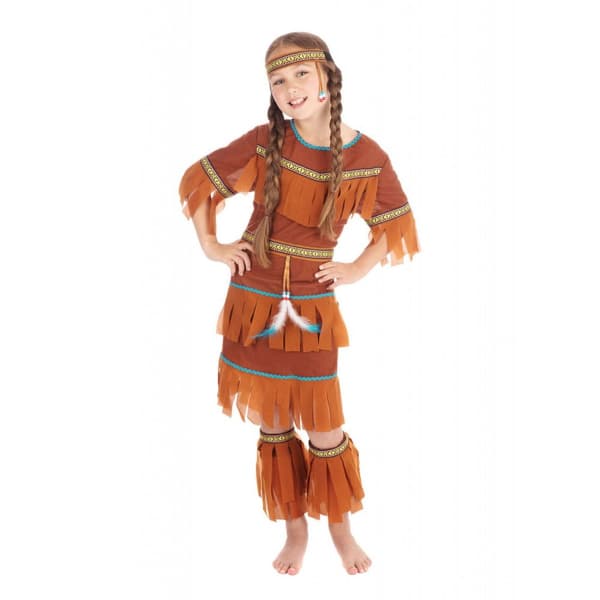 Bristol Novelty Flickor Rising Moon Kostym Brown/Blue 9-10 Years
