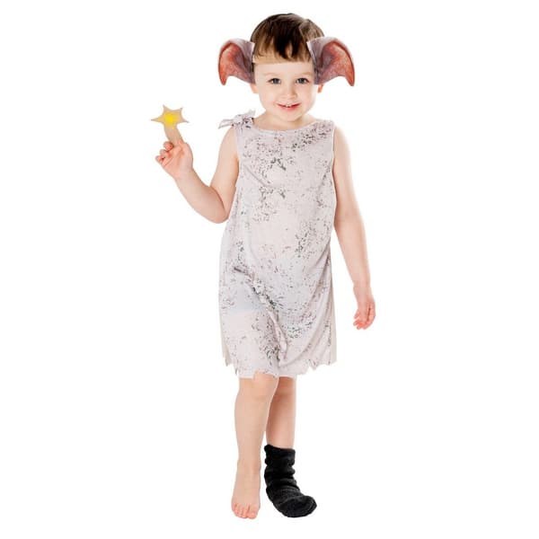 Harry Potter Childrens/Kids Dobby Costume Cream/Black 3-4 Years