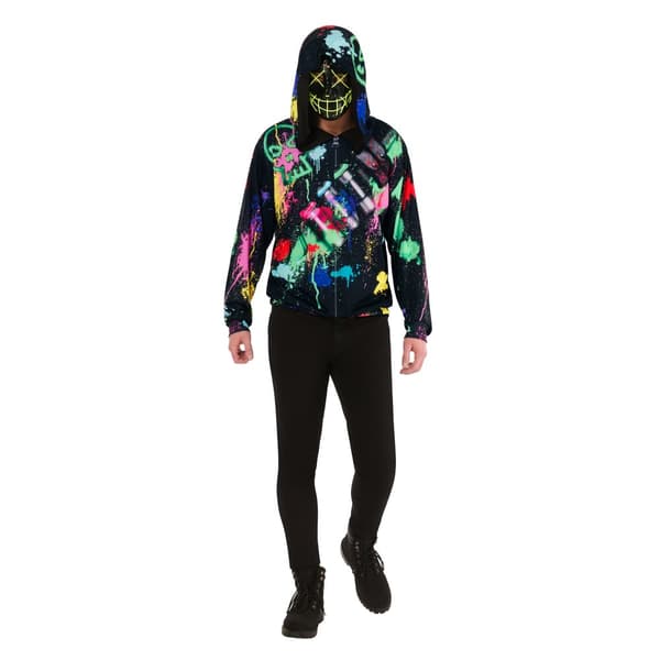 Bristol Novelty Unisex Adult Sinister Street Artist Costume Multicoloured XS