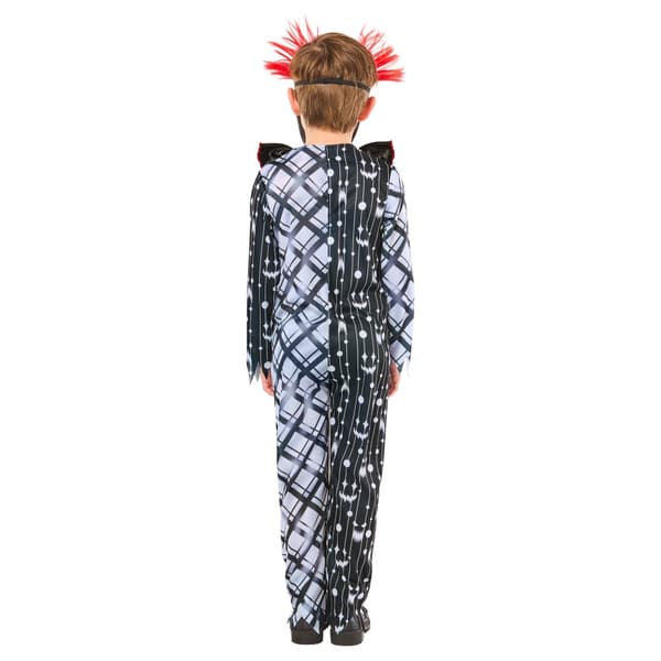 Bristol Novelty Childrens/Kids Sinister Clown Monochrome Costume