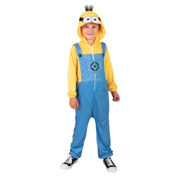 Despicable Me 4 Childrens/Kids Minion Costume Yellow/Blue 9-10 Years