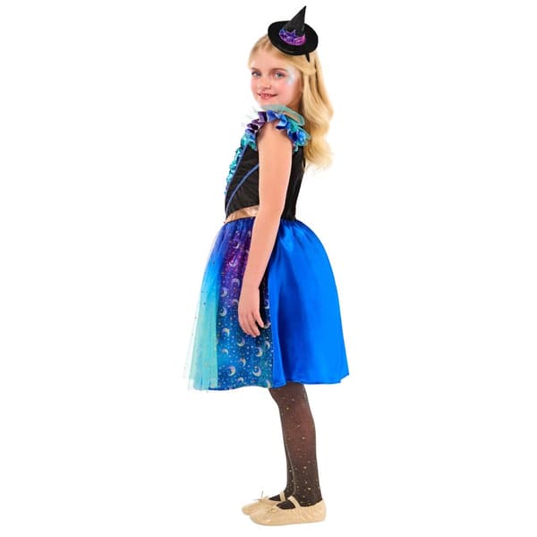 Bristol Novelty Girls Cosmic Witch Costume