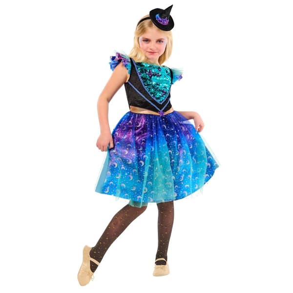 Bristol Novelty Girls Cosmic Witch Costume