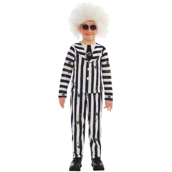 Beetlejuice Pojkar Randig Kostym