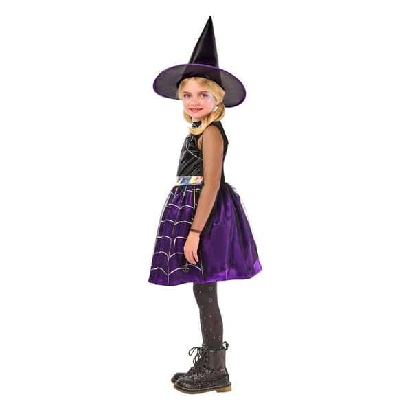 Bristol Novelty Girls Cobweb Witch Costume