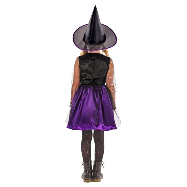 Bristol Novelty Girls Cobweb Witch Costume