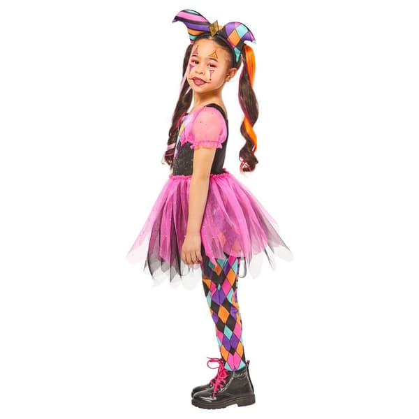 Bristol Novelty Girls Harlequin Costume