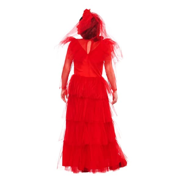 Beetlejuice Womens/Ladies Lydia Deetz Wedding Costume Dress