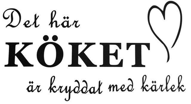 Väggdekor | Köksdekor | Det Här Köket Är Kryddat Med Kärlek
