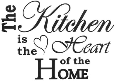 Väggdekor | Köksdekor | The Kitchen is The Heart of The Home