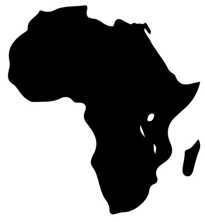 Veggdekor Afrika Stor 56x61cm