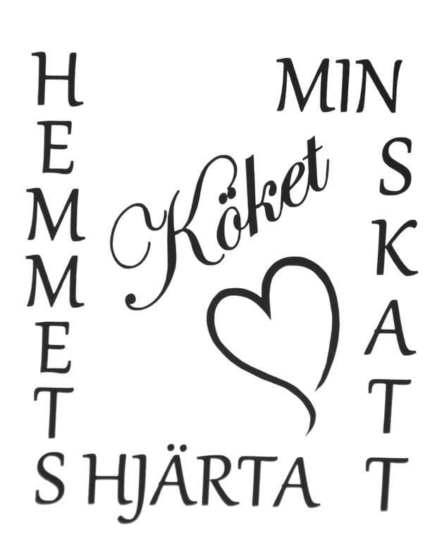 Väggdekor | Köksdekor | Köket Hemmets Hjärta