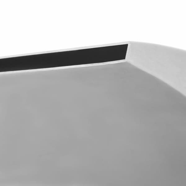 vidaXL fontæne til svømmebassin rustfrit stål 30x9x26 cm sølv