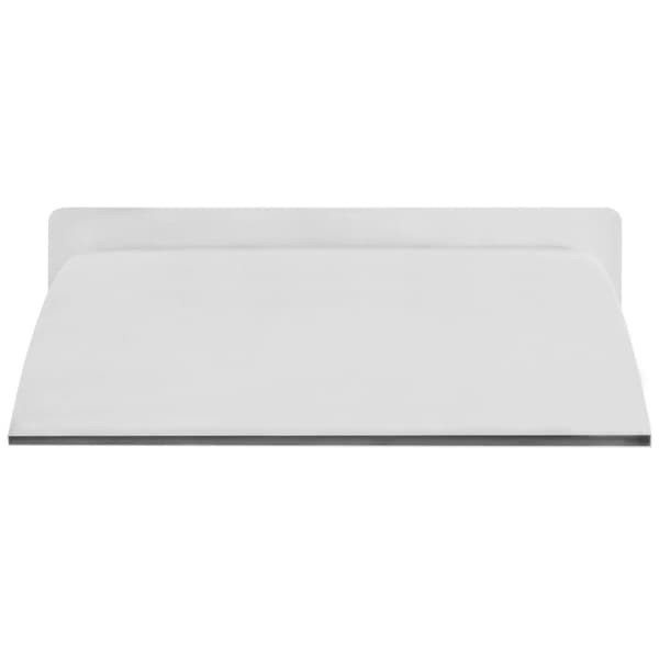 vidaXL Bassengfontene rustfritt stål 30x9x26 cm sølv