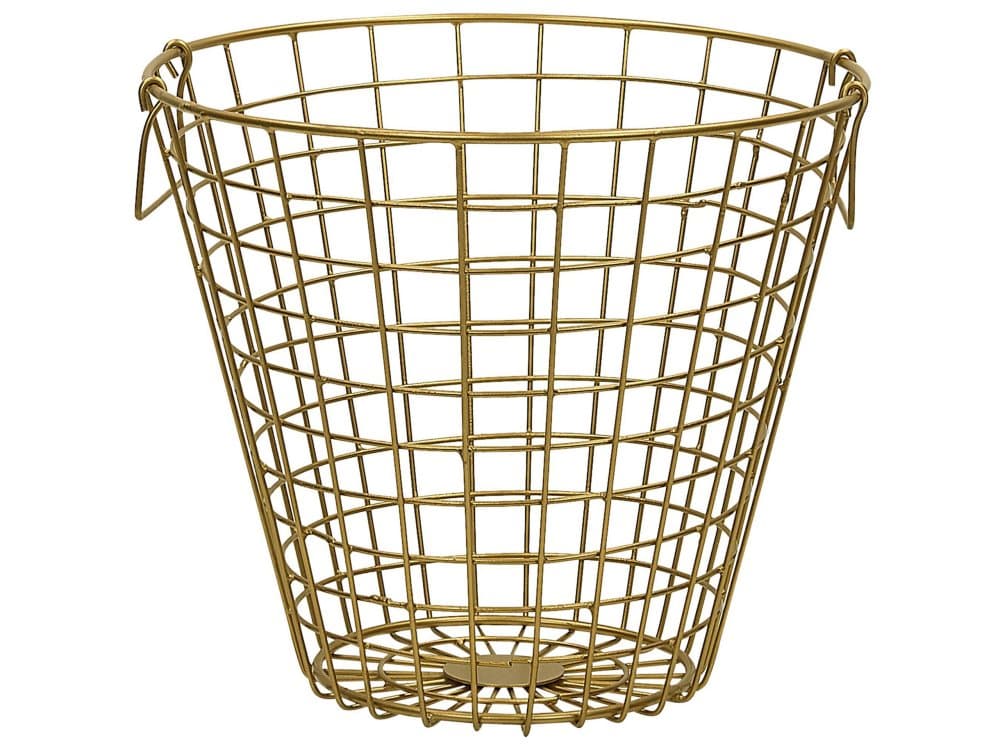 Trådkorg metall guld NITMA