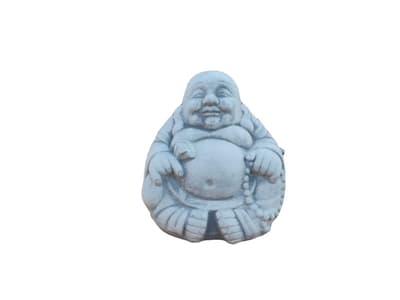 Pieni patsas, valmistettu valukivestä, ulkokoriste - Amitabha buddha