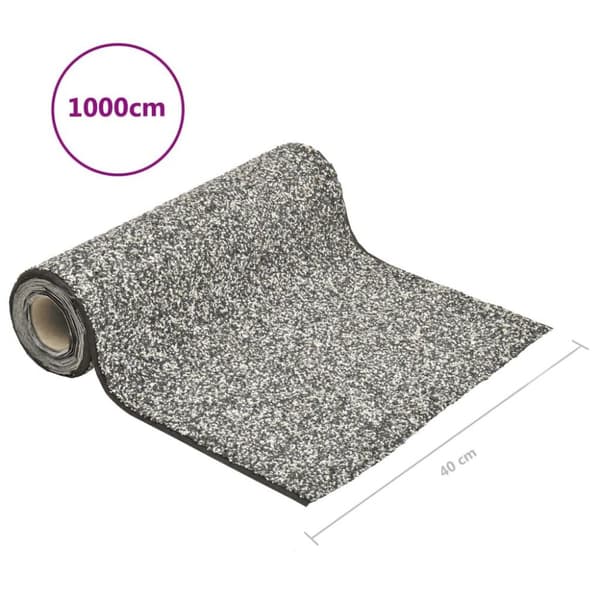 vidaXL Soravuori harmaa 1000x40 cm