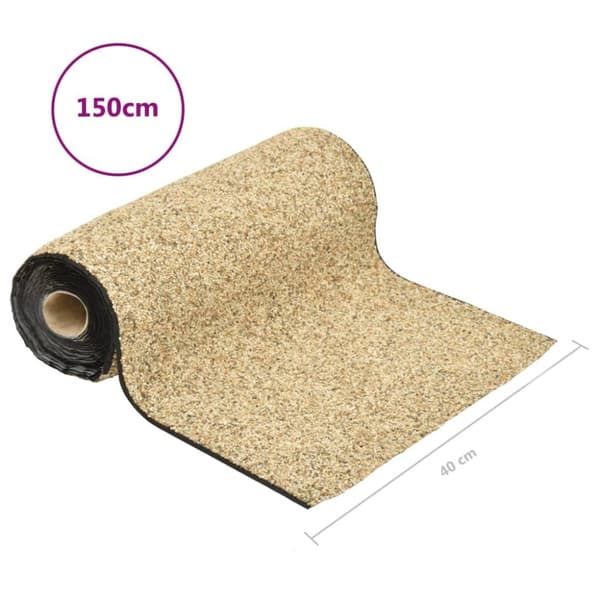 vidaXL stenfolie 150x40 cm naturligt sand