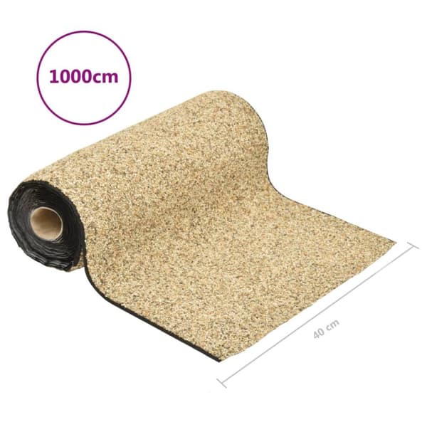 vidaXL stenfolie 1000x40 cm naturligt sand