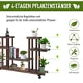Miniatyrbillede 4 af 9: Plante Stand, 123.5x33x80 cm, Forkullet