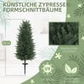 Miniatyrbild 4 av 9: Konstgjord Cypress Set, 33x100 cm, Grön