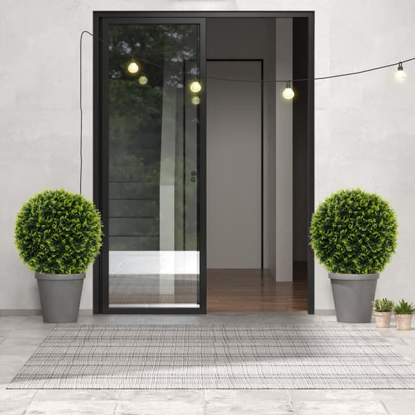 Kunstig Plante, 2 stk 45cm/55cm Cedertopiarykugle-M, 40x55 cm, Grøn