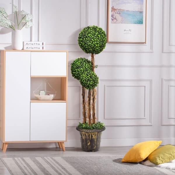 Kunstig plante, 30x30x120 cm, Grøn