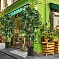 Miniatyrbillede 8 af 8: Kunstig træ, 6 fod kunstig ficus silkestræ, 71", grøn